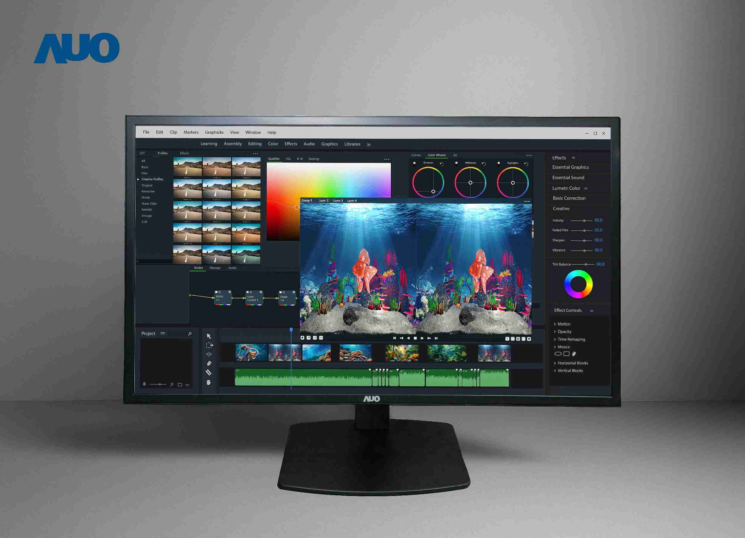 CG电子开发32吋2D/3D专业桌上型显示器，，，，拥有8K4K超高分辨率，，并以低串扰算法优化3D显示效果，，，搭载自动眼球追踪功能，，，，能实时调整3D图像，，，，进行实时2D与3D无缝共存窗口，，，，提供图像设计工作者突破二维接口的崭新工作氛围与效率